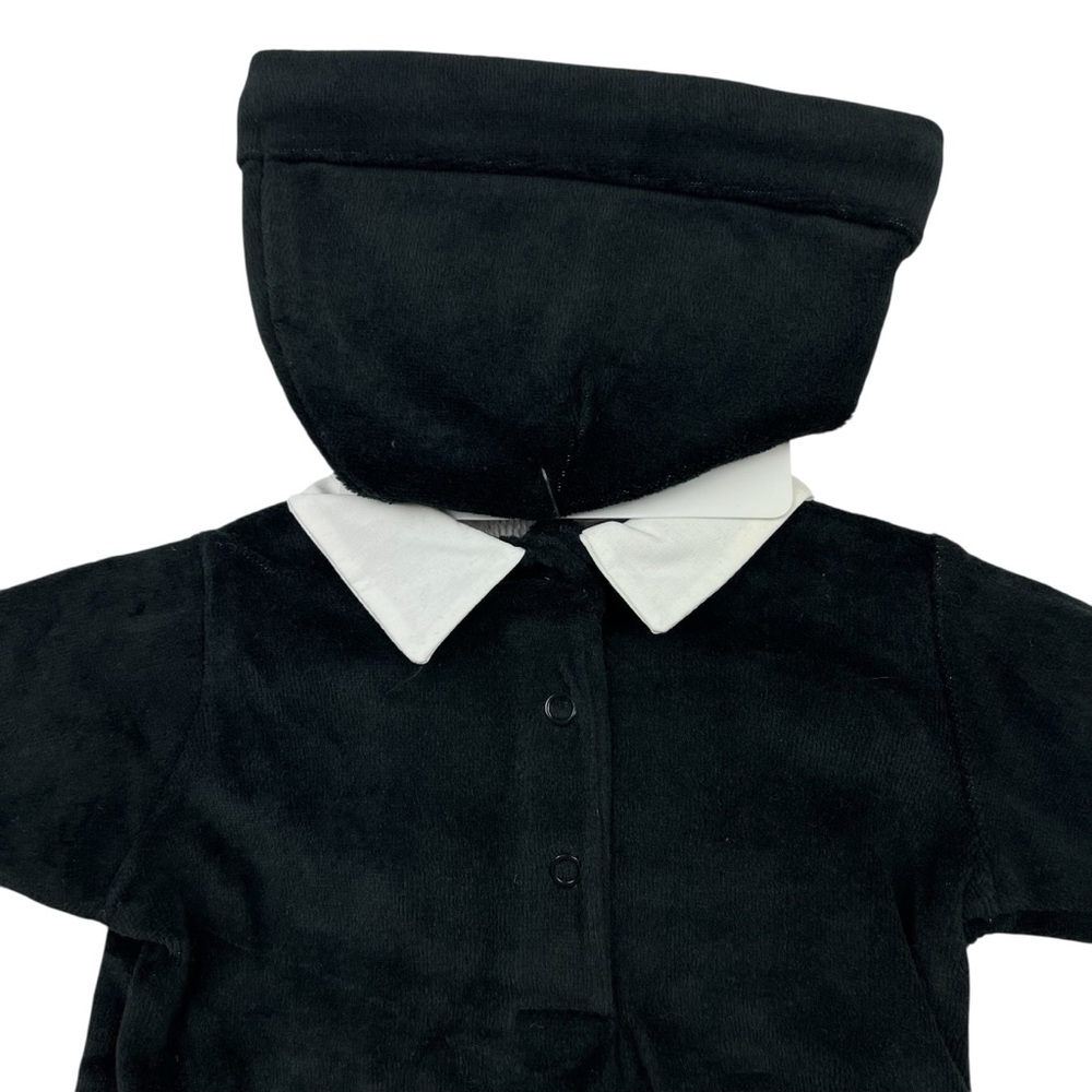 Baby Starters Black & White Tuxedo One-Piece with Bow - Picture 5 of 5